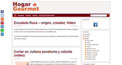 Desktop Screenshot of hogargourmet.com